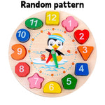Funny Kids Montessori Wooden Toys Macaron Blocks Learning Toy Baby Music Rattles Graphic Colorful Wooden Blocks Educational Toys